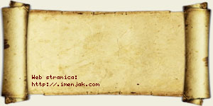 Anđela Josifović vizit kartica